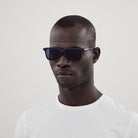 Bottega Veneta® BV1261S BV1261S 003 56 - Blue / Blue Sunglasses