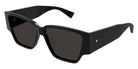 Bottega Veneta® BV1285S BV1285S 001 57 - Black / Grey Sunglasses