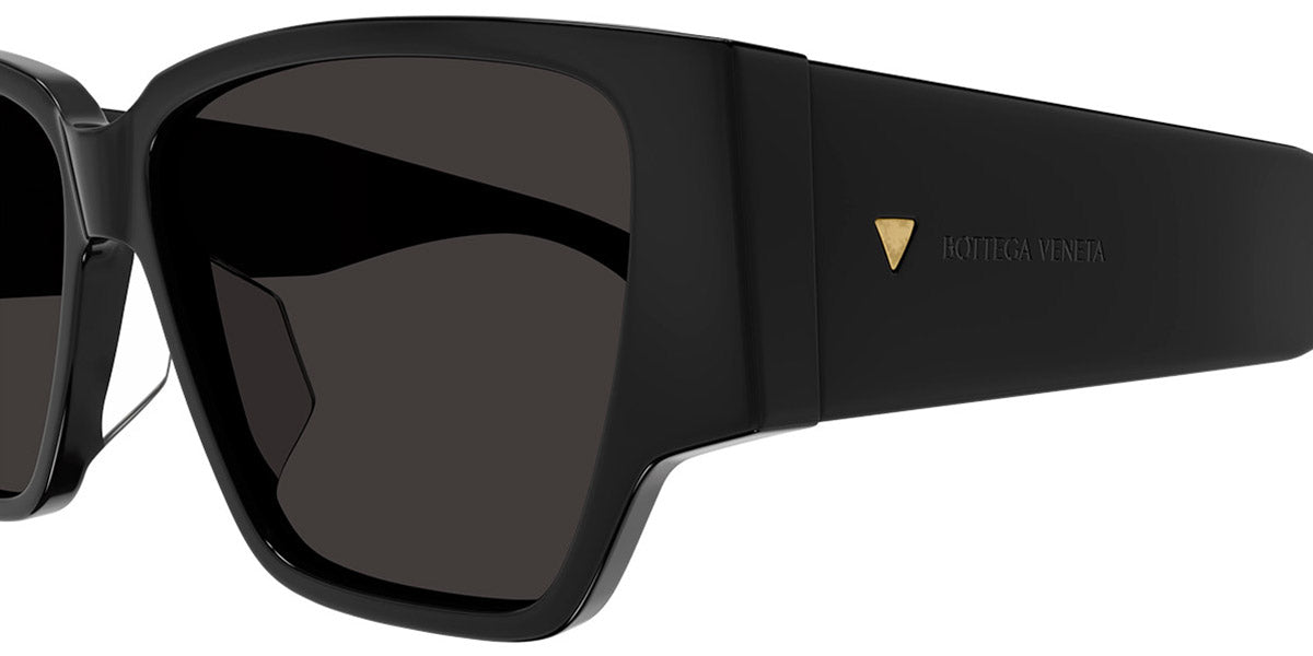 Bottega Veneta BV1285S 001 Square Sunglasses - Black/Grey Bottega Veneta BV1285S 001 Sunglasses Women main image 3