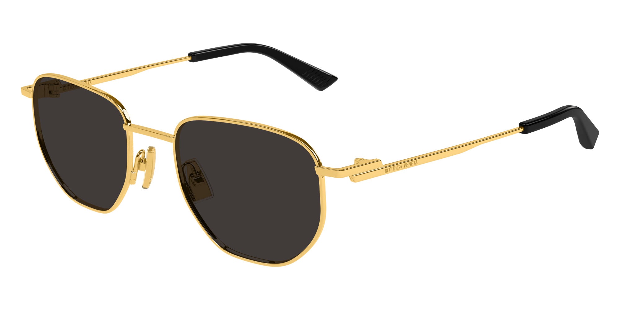 Bottega Veneta® BV1301S BV1301S 005 52 Sunglasses - 005-Gold
