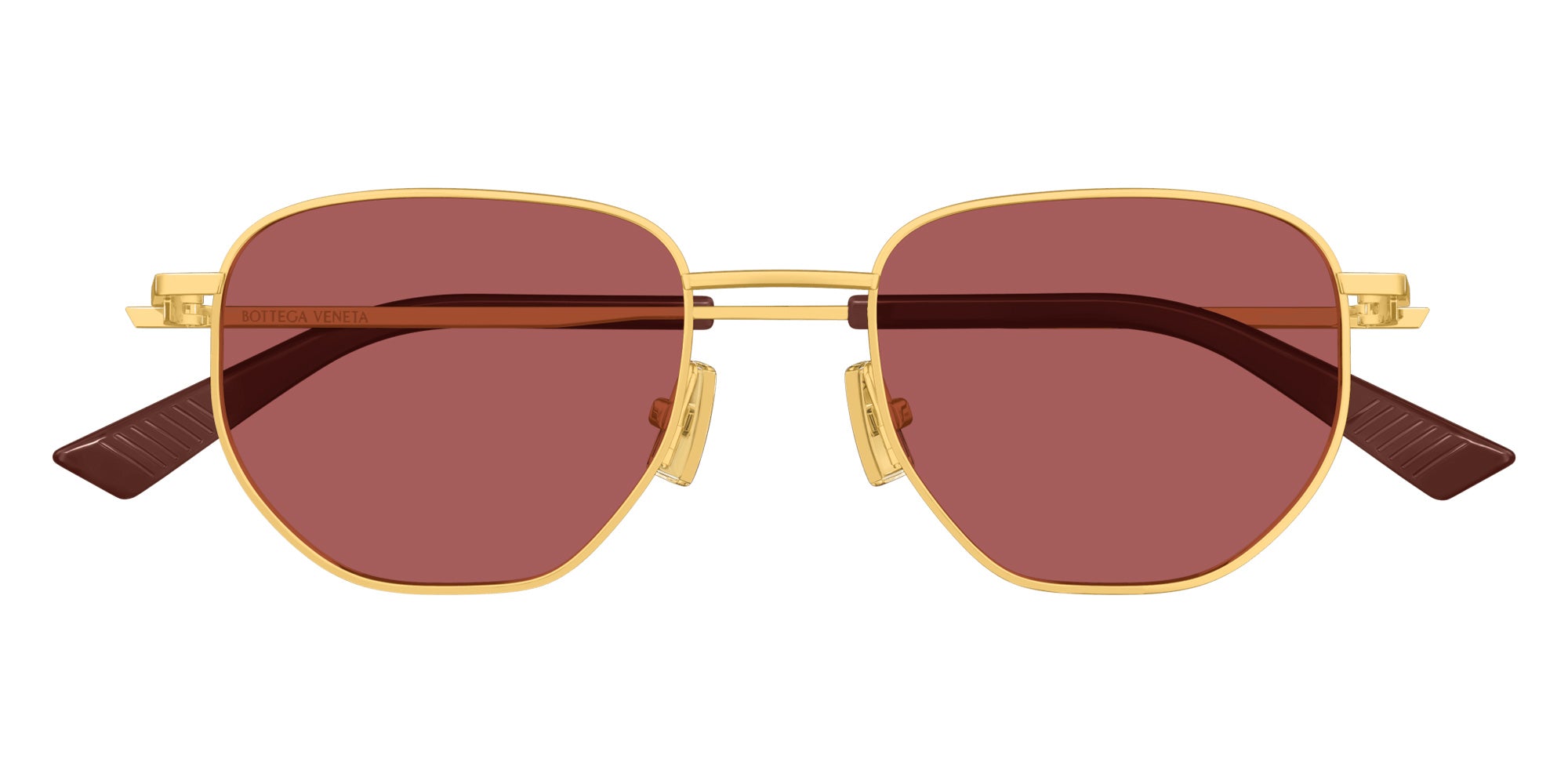Bottega Veneta® BV1301S BV1301S 006 52 Sunglasses - 006-Gold