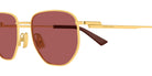 Bottega Veneta® BV1301S BV1301S 006 52 Sunglasses - 006-Gold