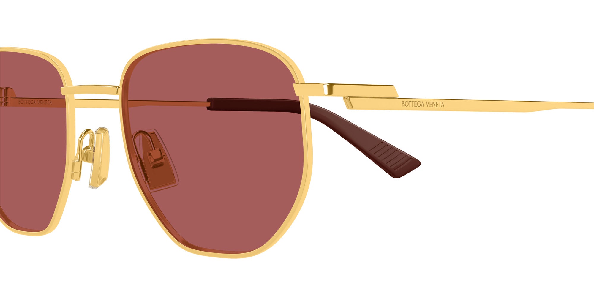 Bottega Veneta® BV1301S BV1301S 006 52 Sunglasses - 006-Gold