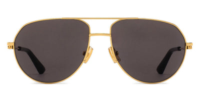 Bottega Veneta® BV1302S BV1302S 001 57 - Gold / Grey Sunglasses