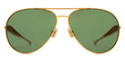 Bottega Veneta® BV1305S BV1305S 001 64 - Gold / Green Sunglasses