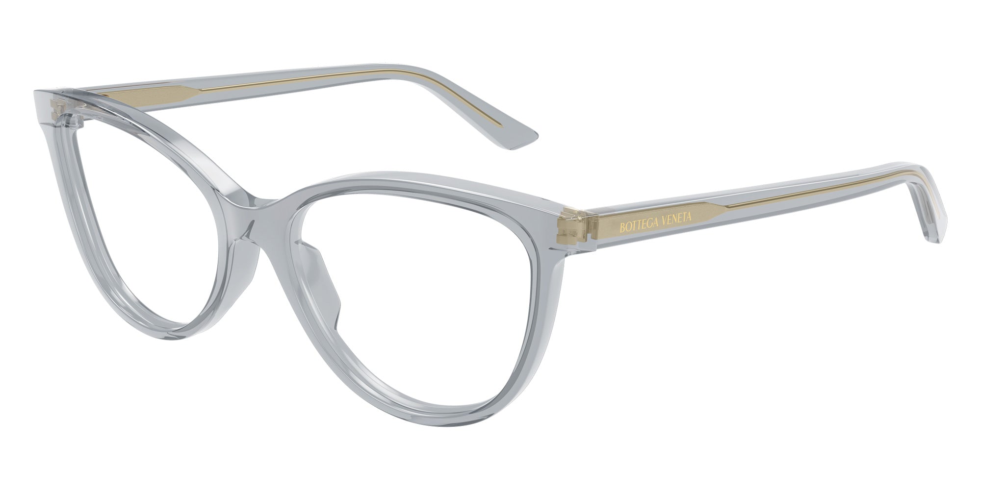 Bottega Veneta® BV1313O BV1313O 014 55 Eyeglasses - 014-Light-Blue