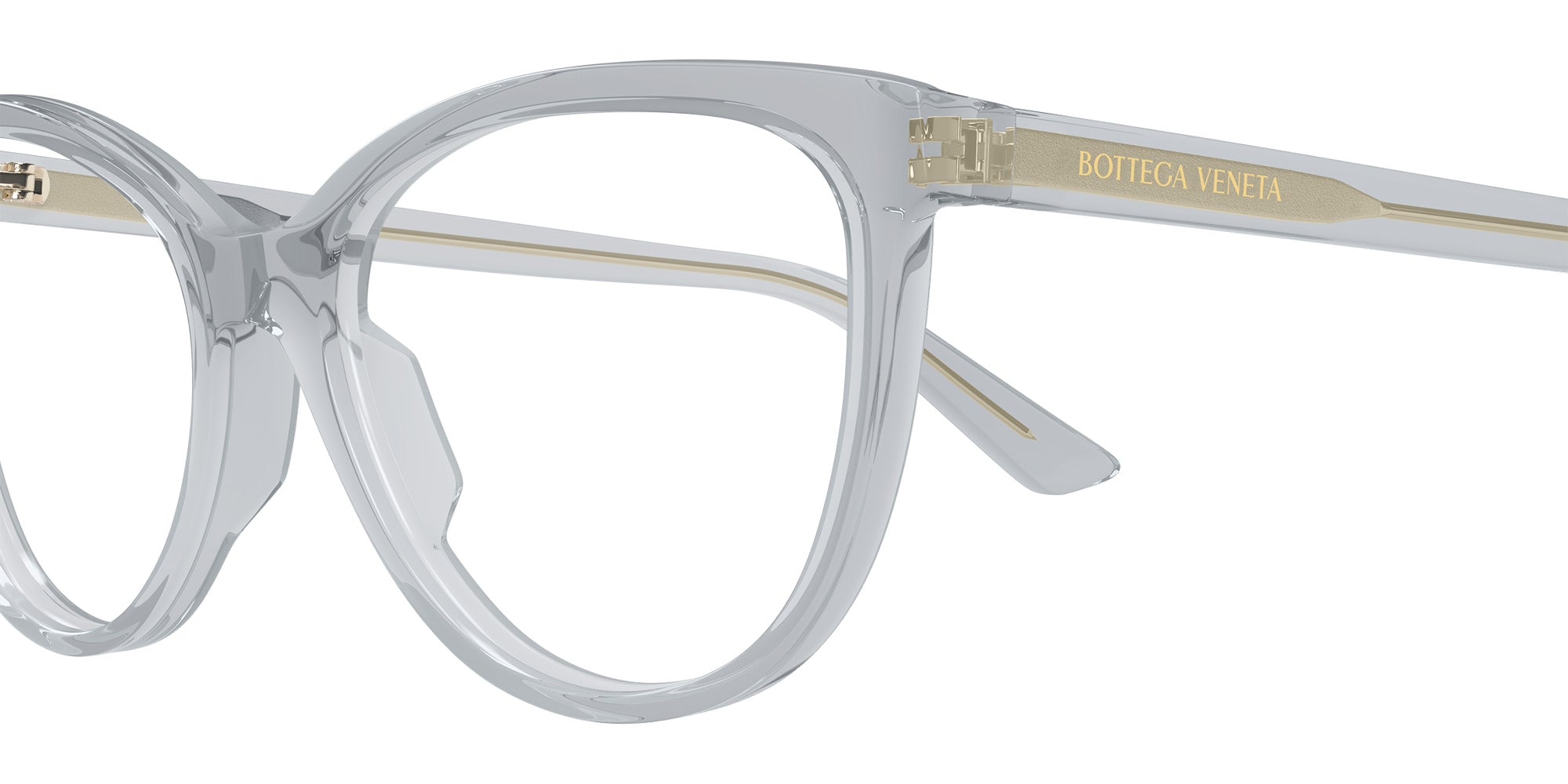 Bottega Veneta® BV1313O BV1313O 014 55 Eyeglasses - 014-Light-Blue