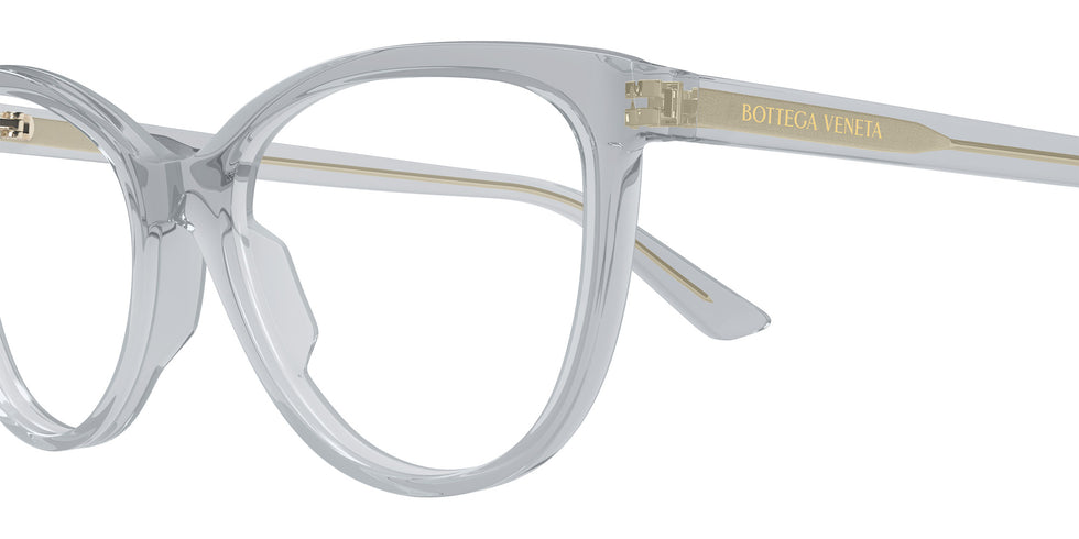 Bottega Veneta® BV1313O BV1313O 014 55 Eyeglasses - 014-Light-Blue