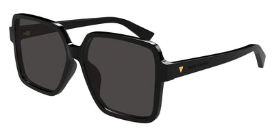 Bottega Veneta® BV1317SK BV1317SK 001 59 - Black/Grey Sunglasses