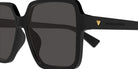 Bottega Veneta® BV1317SK BV1317SK 001 59 - Black/Grey Sunglasses