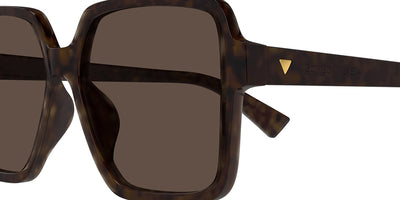 Bottega Veneta® BV1317SK BV1317SK 002 59 - Havana/Brown Sunglasses