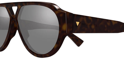 Bottega Veneta® BV1318S BV1318S 002 59 - Havana/Grey Sunglasses