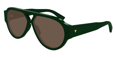 Bottega Veneta® BV1318S BV1318S 003 59 - Green/Brown Sunglasses