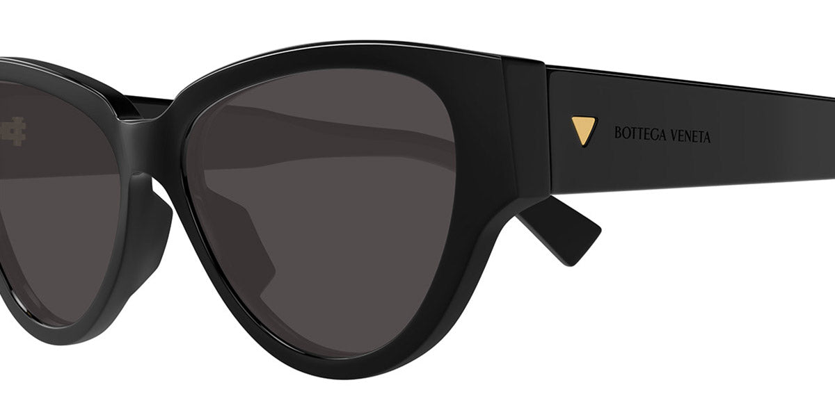 Bottega Veneta® BV1319S BV1319S 001 56 - Black/Grey Sunglasses