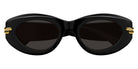 Bottega Veneta® BV1322S BV1322S 001 51 - Black/grey Sunglasses