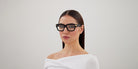 Bottega Veneta® BV1324O BV1324O 001 53 - Black/Black Eyeglasses