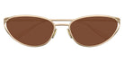Bottega Veneta® BV1330S BV1330S 003 57 - Gold/brown Sunglasses