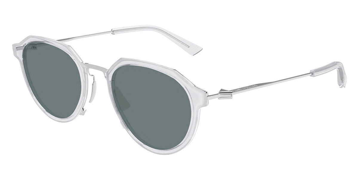 Bottega Veneta® BV1331S BV1331S 004 50 - Grey/Green Sunglasses