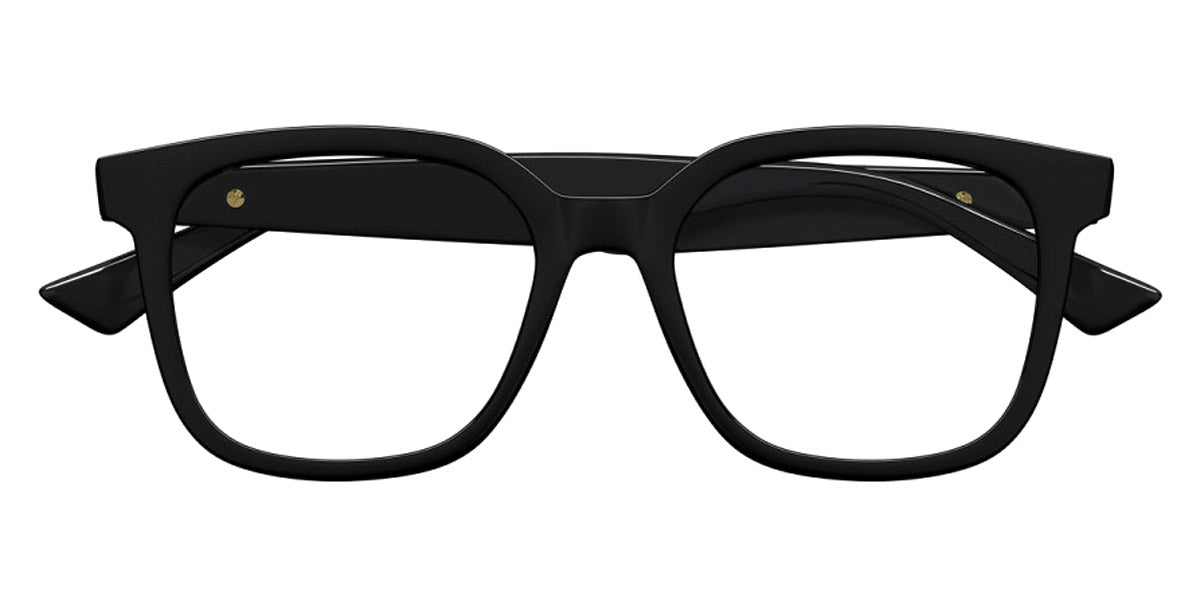 Bottega Veneta® BV1334OA BV1334OA 001 52 - Black/Transparent Eyeglasses