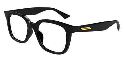 Bottega Veneta® BV1334OA BV1334OA 001 52 - Black/Transparent Eyeglasses