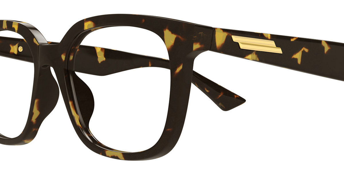 Bottega Veneta® BV1334OA BV1334OA 002 52 - Havana/Transparent Eyeglasses