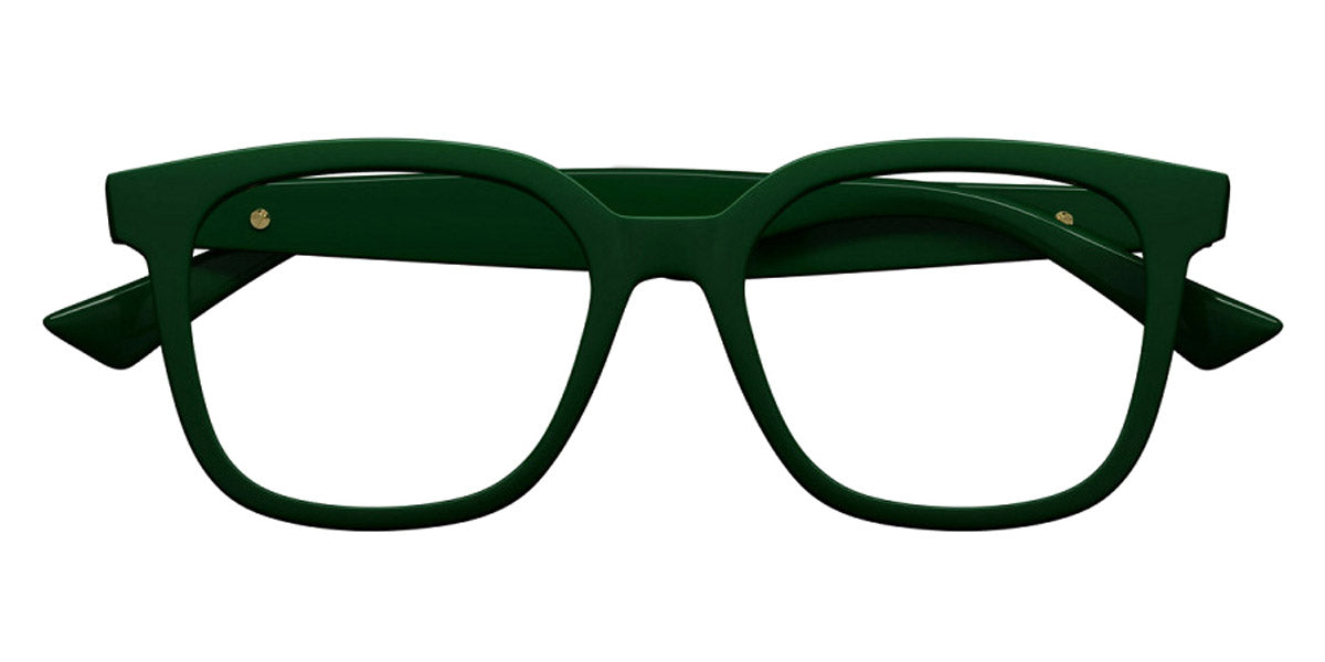 Bottega Veneta® BV1334OA BV1334OA 003 52 - Green/Transparent Eyeglasses