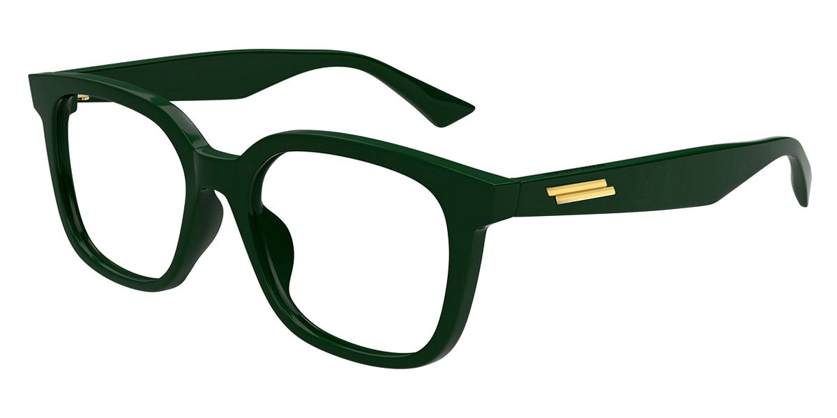 Bottega Veneta® BV1334OA BV1334OA 003 52 - Green/Transparent Eyeglasses