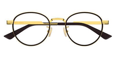Bottega Veneta® BV1337OJ BV1337OJ 004 48 - Gold/Transparent Eyeglasses