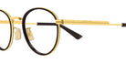 Bottega Veneta® BV1337OJ BV1337OJ 004 48 - Gold/Transparent Eyeglasses