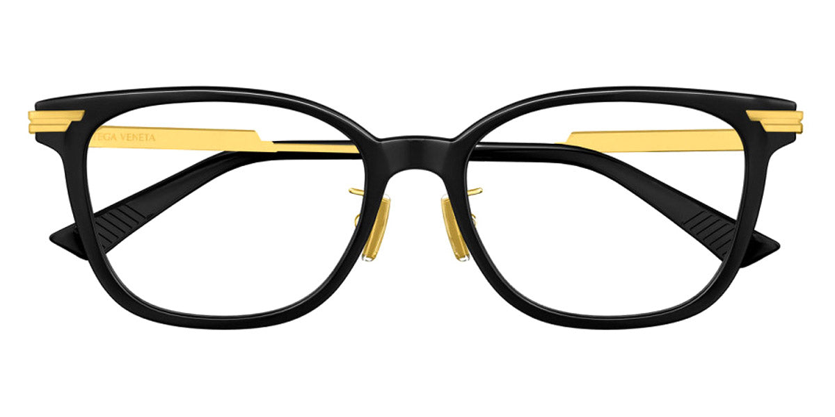 Bottega Veneta® BV1338OJ BV1338OJ 001 53 - Black/Transparent Eyeglasses