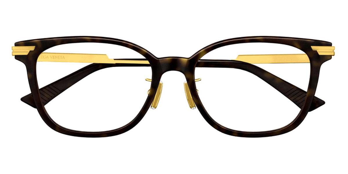 Bottega Veneta® BV1338OJ BV1338OJ 002 53 - Havana/Transparent Eyeglasses