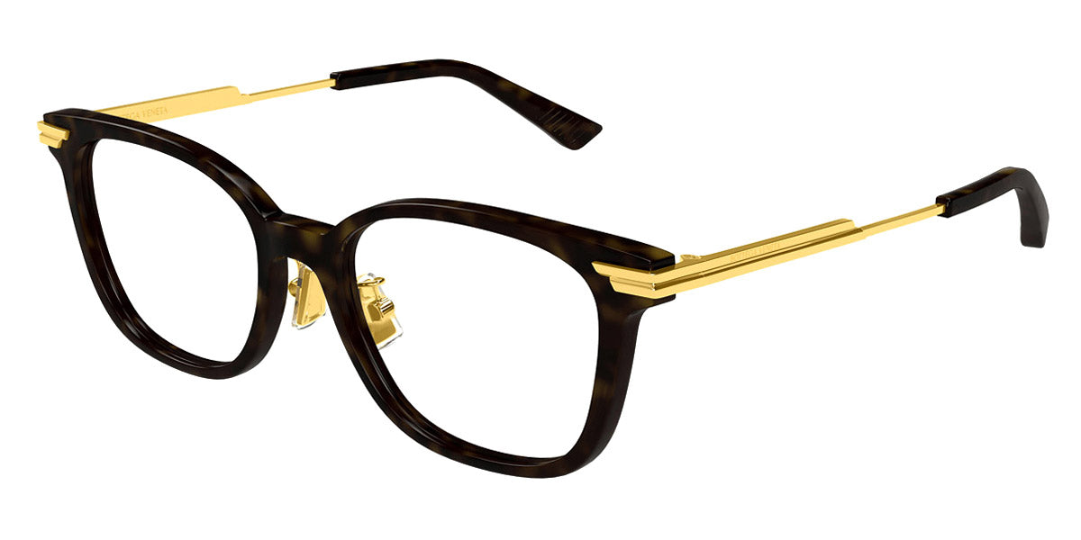 Bottega Veneta® BV1338OJ BV1338OJ 002 53 - Havana/Transparent Eyeglasses