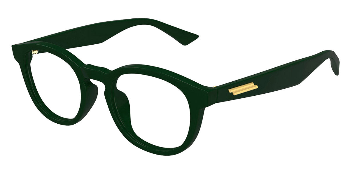 Bottega Veneta® BV1339OK BV1339OK 003 50 - Green/Transparent Eyeglasses