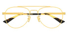 Bottega Veneta® BV1340OK BV1340OK 001 54 - Gold/Transparent 001 Eyeglasses