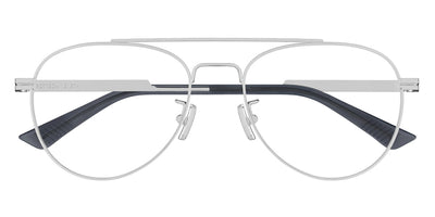 Bottega Veneta® BV1340OK BV1340OK 002 54 - Silver/Transparent Eyeglasses