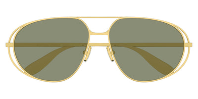 Bottega Veneta® BV1344S BV1344S 001 61 - Gold/green Sunglasses