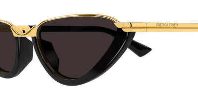 Bottega Veneta® BV1346S BV1346S 001 56 - Black/Grey Sunglasses