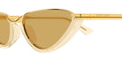 Bottega Veneta® BV1346S BV1346S 003 56 - Yellow/Brown Sunglasses