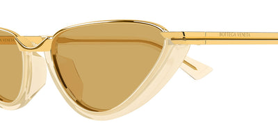 Bottega Veneta® BV1346S BV1346S 003 56 - Yellow/Brown Sunglasses