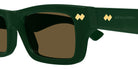 Bottega Veneta® BV1351S BV1351S 005 50 - Green/Brown Sunglasses