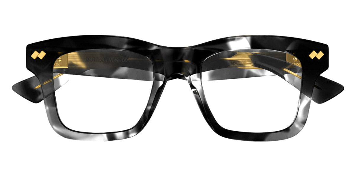 Bottega Veneta® BV1353O BV1353O 006 51 - Havana/Transparent Eyeglasses