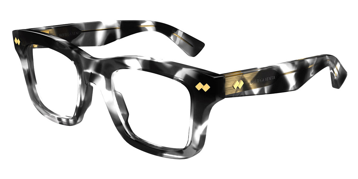 Bottega Veneta® BV1353O BV1353O 006 51 - Havana/Transparent Eyeglasses