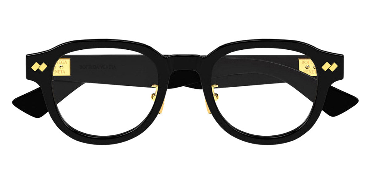 Bottega Veneta® BV1355OJ BV1355OJ 005 51 - Black/Transparent Eyeglasses