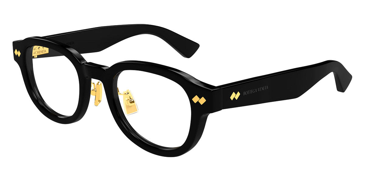 Bottega Veneta® BV1355OJ BV1355OJ 005 51 - Black/Transparent Eyeglasses