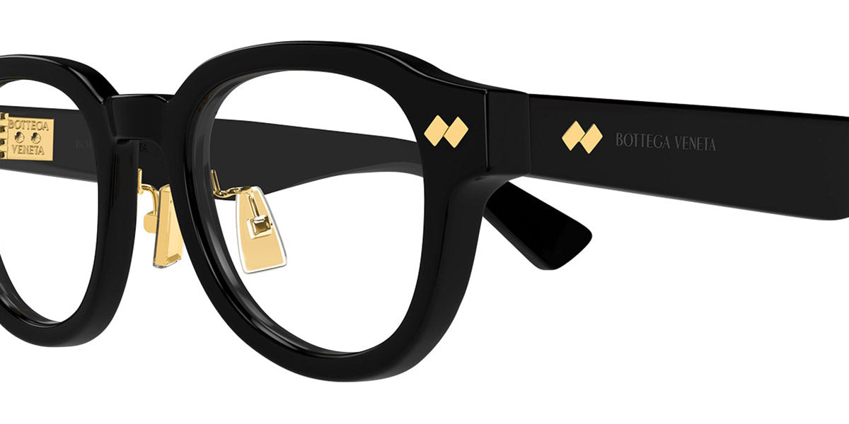 Bottega Veneta® BV1355OJ BV1355OJ 005 51 - Black/Transparent Eyeglasses