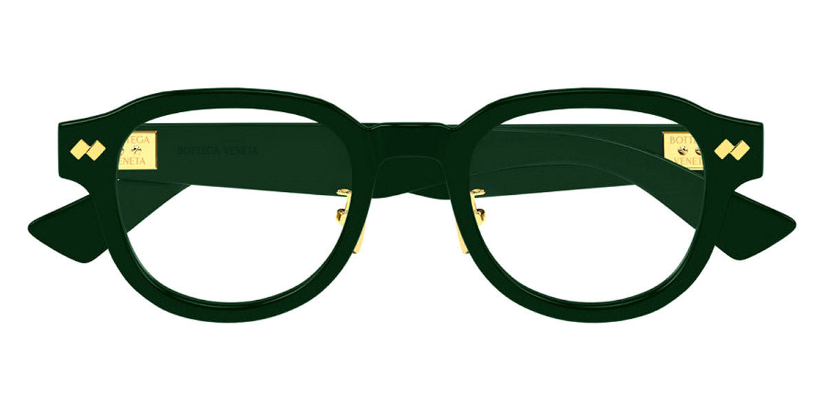 Bottega Veneta® BV1355OJ BV1355OJ 008 51 - Green/Transparent Eyeglasses