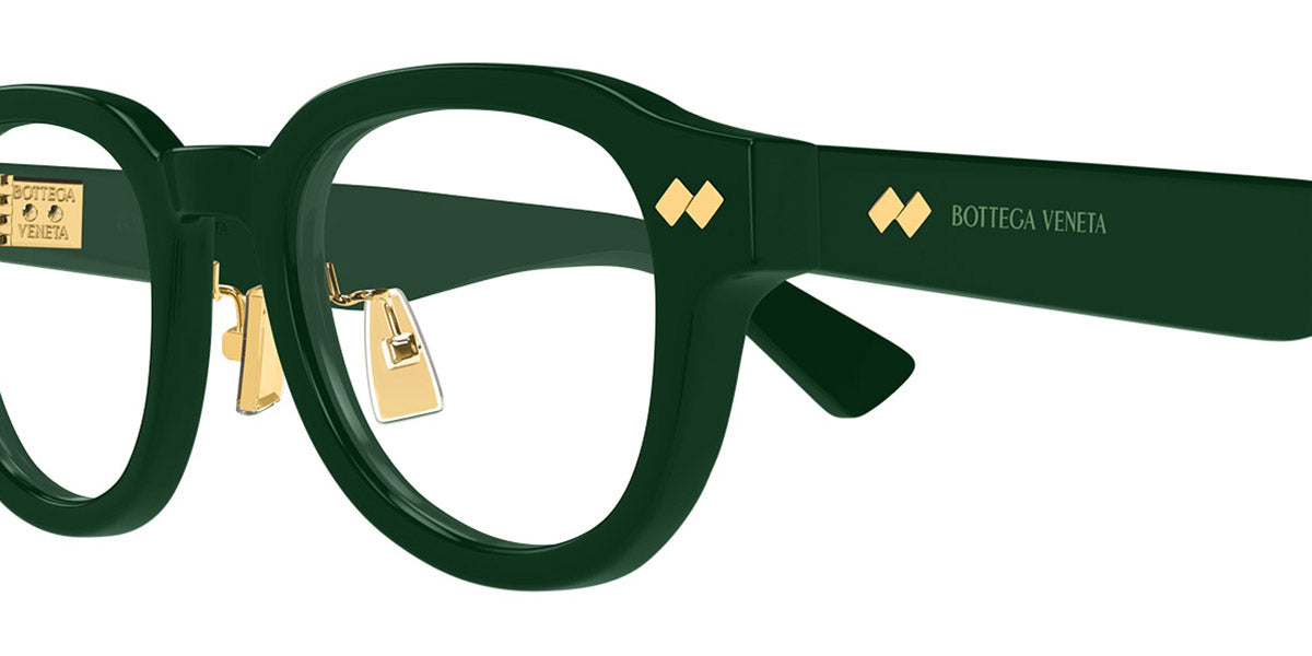 Bottega Veneta® BV1355OJ BV1355OJ 008 51 - Green/Transparent Eyeglasses