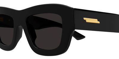 Bottega Veneta® BV1357S BV1357S 001 50 - Black/Grey Sunglasses