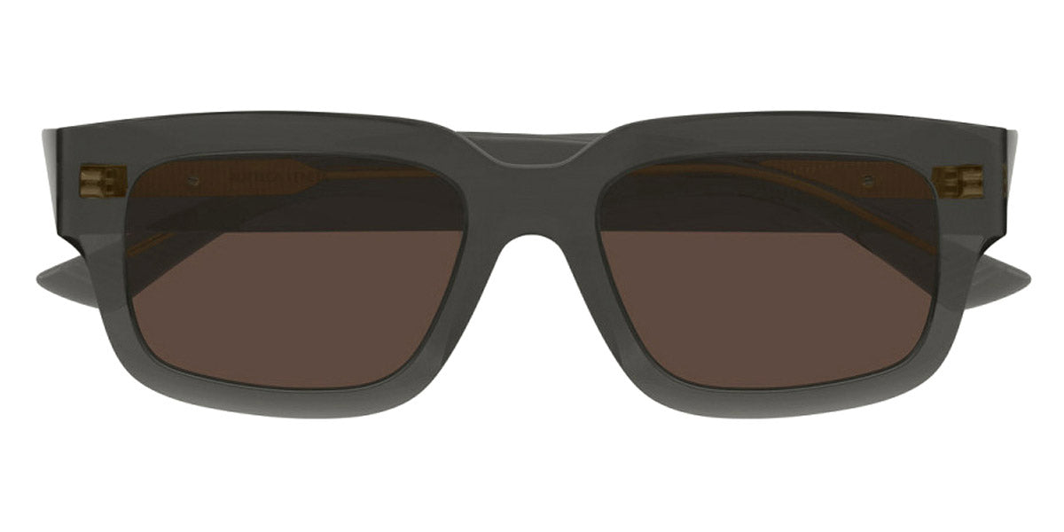 Bottega Veneta® BV1359SA BV1359SA 004 53 - Grey/Brown Sunglasses