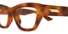 Bottega Veneta® BV1360O BV1360O 002 49 - Havana/Transparent Eyeglasses